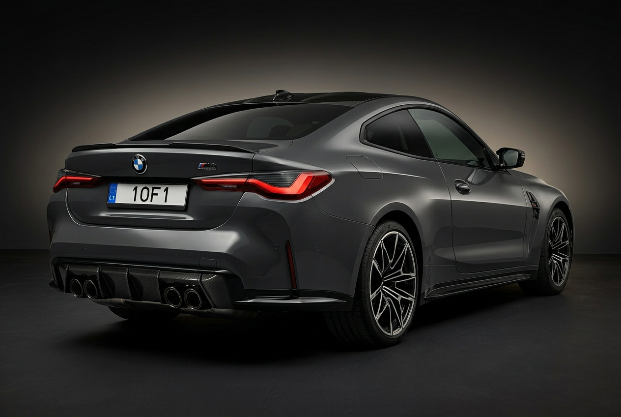 BMW M4 Competition coupé available for rental sourcing in Lithuania